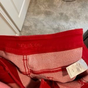 Maurice’s red jeggings